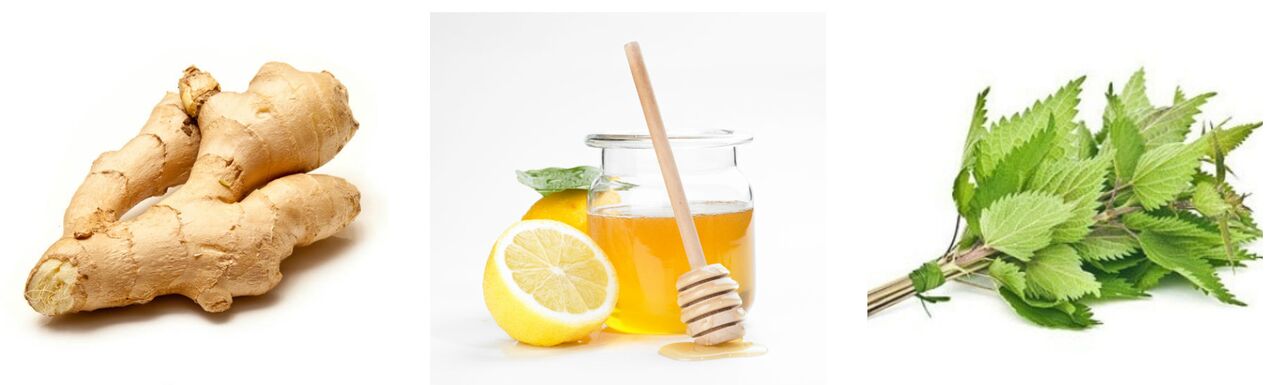 Nettle honey ginger