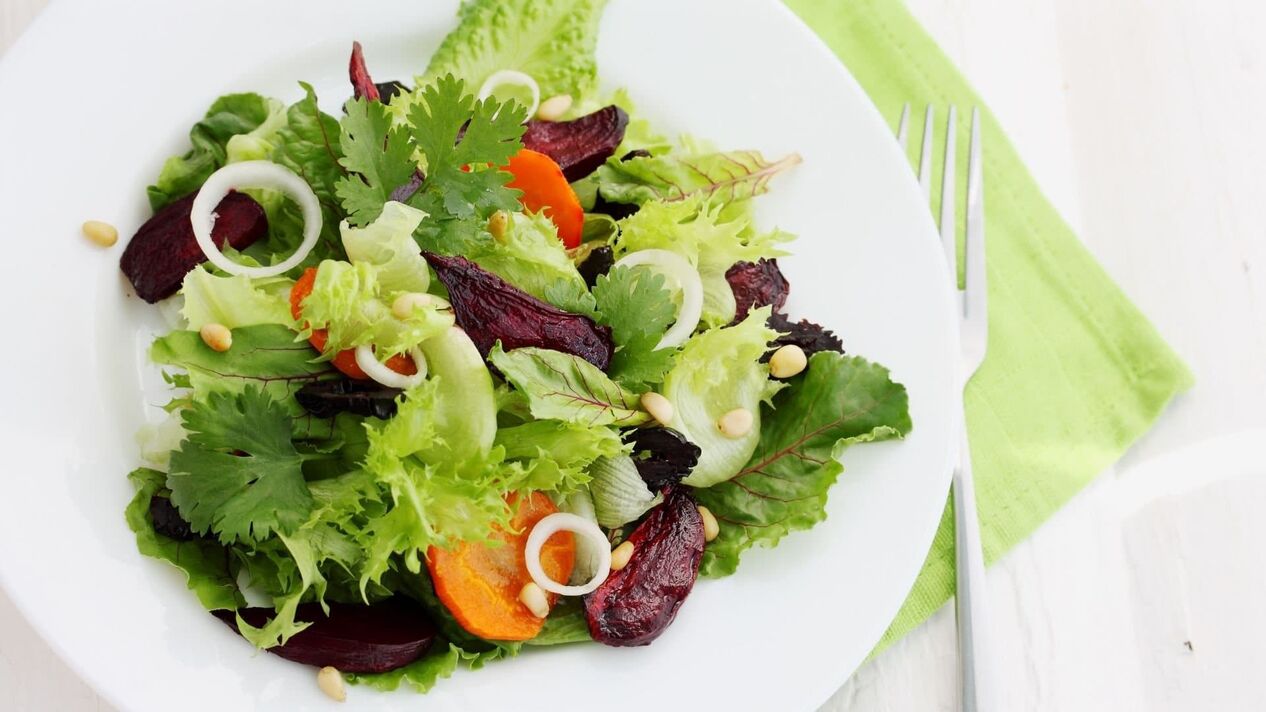Vitamin salads to increase potential