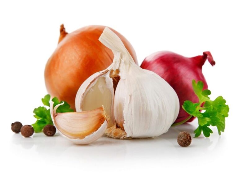 garlic and shallots to increase potency